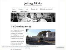 Tablet Screenshot of joburg-aikido.co.za